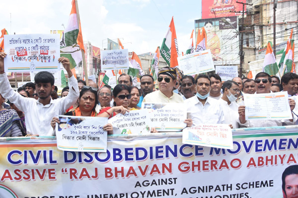 Cong-Tripura-Civil-disobedience-Raj-Bhawan