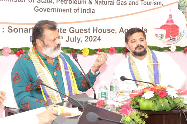 MoS-Suresh-Gopi-adventure-Spiritual-tourism-Tripura