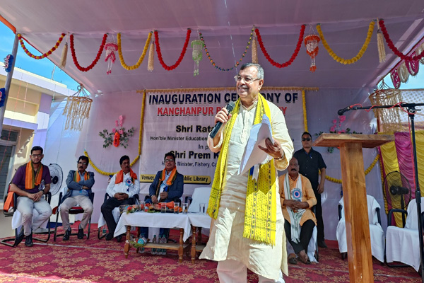 North-Tripura-Education-Minister-Public-Library-Kanchanpur