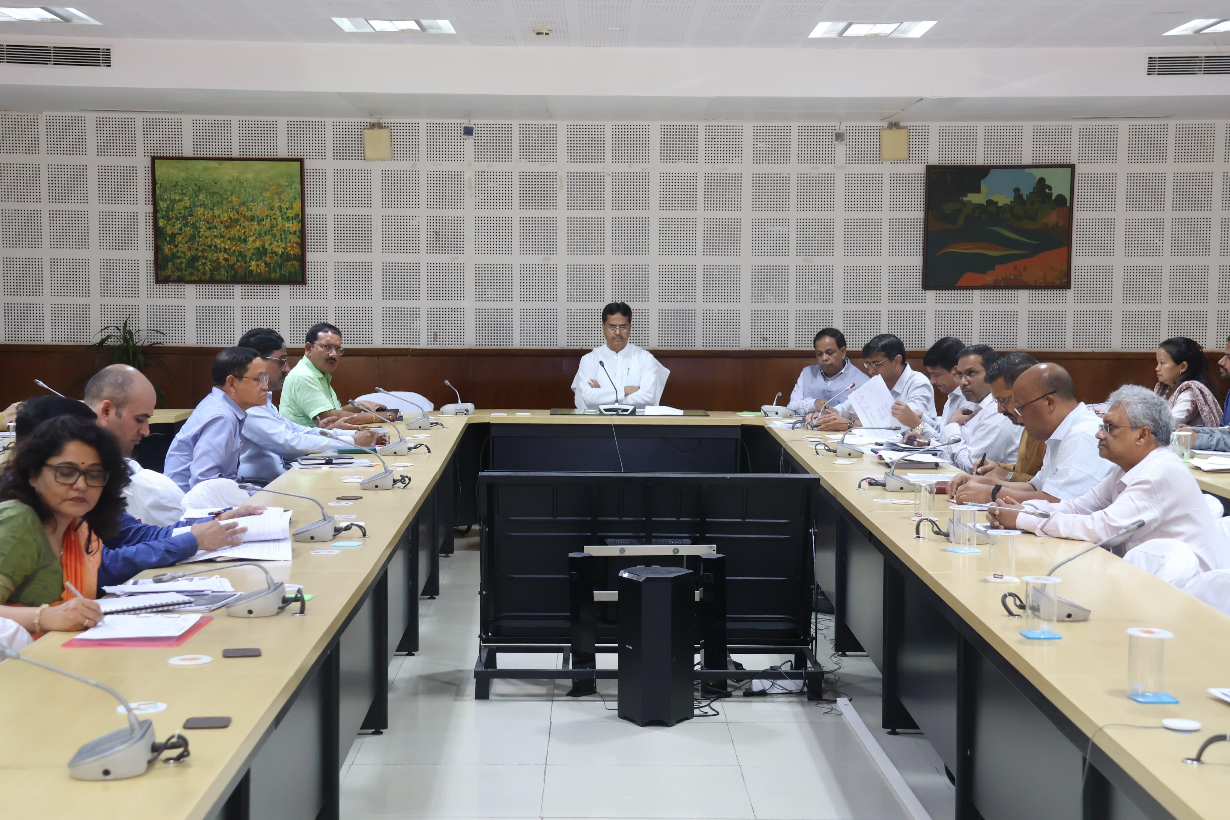 Tripura-CM-Reviews-relief-works