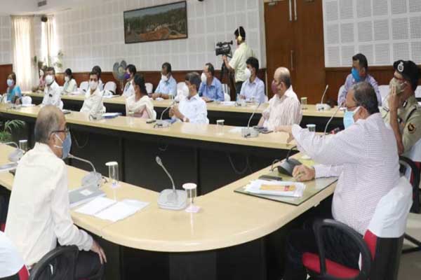 tripura cs reviews covid situation