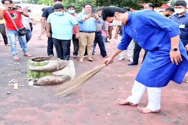 tripura news cm offers puja takes part in several activities on pm modis 71st birthday