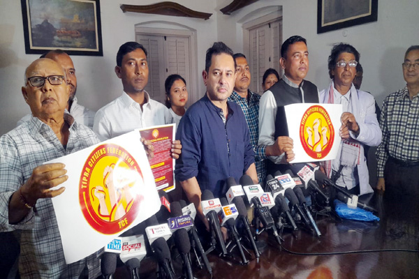 tripura tipra motha opens new wing in a bid to become party for all