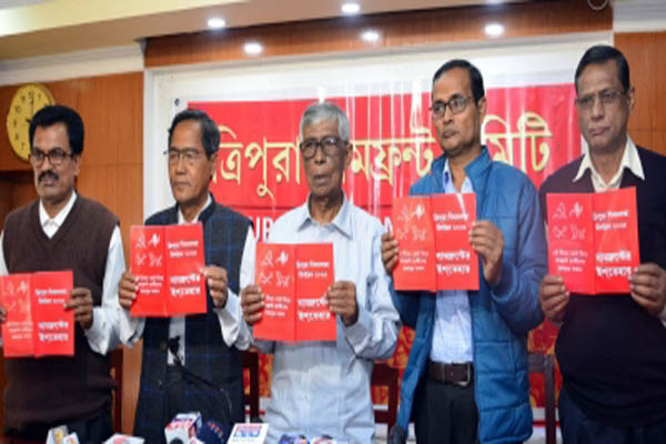 Tripura Assembly Polls: Left Front releases manifesto, promises jobs for sacked 10323 teachers, more autonomy to ADC