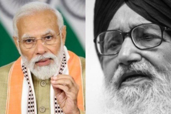 pm modi shah kharge condole demise of parkash singh badal