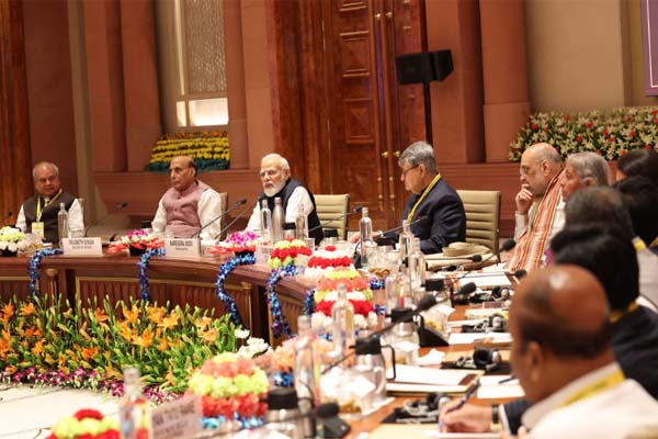 team india in action pm modi urges unified efforts for viksit bharat2047 at niti aayog meet