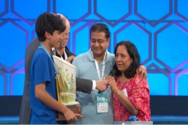 Indian-Origin Teen Dev Shah wins $50k in 2023 US Spelling Bee with 