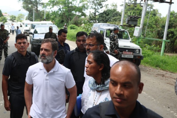 security concerns cited as manipur police prevent rahul gandhis access to riot-hit districts