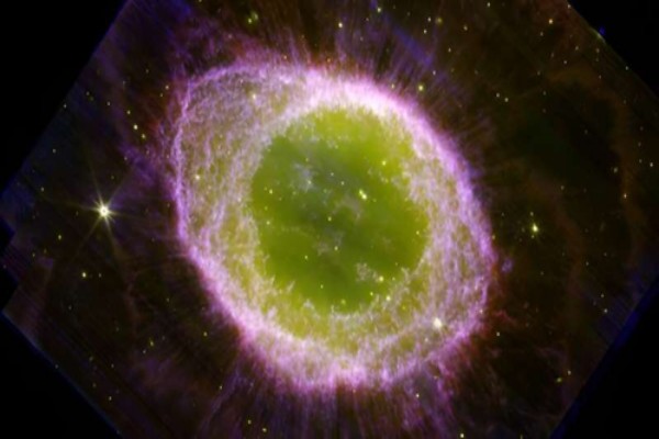webb telescope captures stunning images of ring nebula