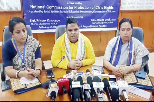 ncpcr lauds resettlement of bru reangs in tripura upholding their childrens rights