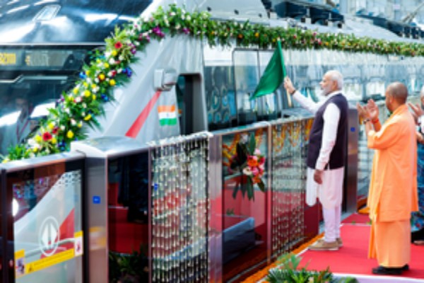 pm modi inaugurates delhi-ghaziabad-meerut rrts priority section