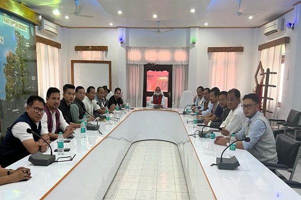 meeting with centres envoy tipra motha party stands firm on greater tipraland demand