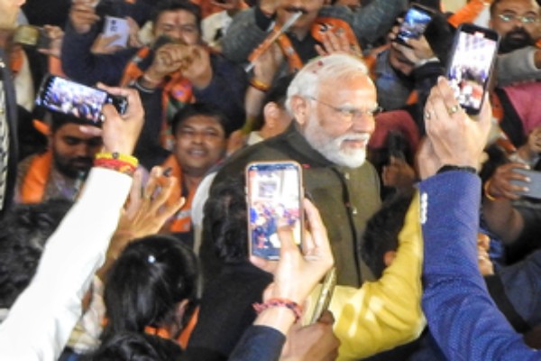 bjps resounding triumphs signal a hattrick at centre in 2024 says pm modi