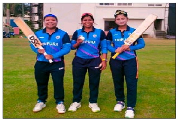 aggressive bowling sparkling batting  tripura sr women cricket team beats karnataka by 37 runs