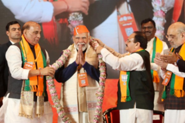 vision 2047 applause for pm modi bjp charts course for developed india at national convention