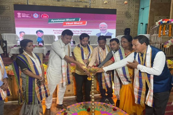 tripura gets health boost pm modi virtually lays foundation stone for integrated public health lab