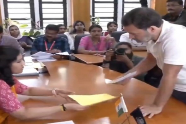 rahul gandhi files nomination in wayanad highlights commitment to constituents
