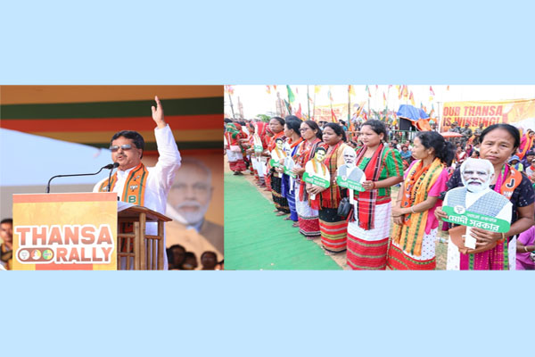 tripura cm urges voters to choose development over exploitation highlights pm modis development vision