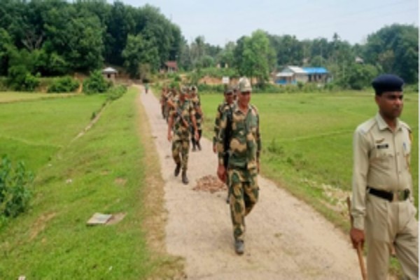 tripura news record 20000 security personnel deployed in tripura for upcoming elections
