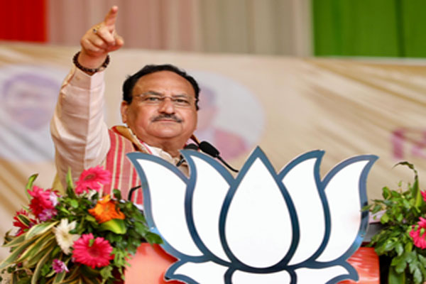 bjp vows clean governance says jp nadda in assam---