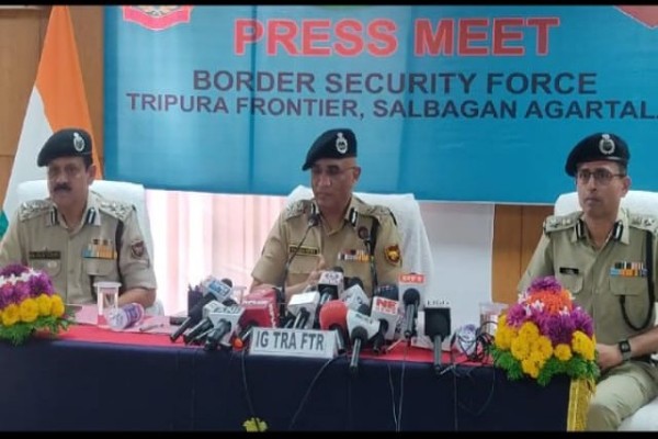 tripura news illegal infiltration a major problem significant rise in number of apprehended intruders says bsf ig