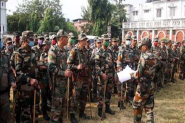 tripura state rifles jawans from maharashtra and bihar now heading to secure polls in odisha and himachal pradesh