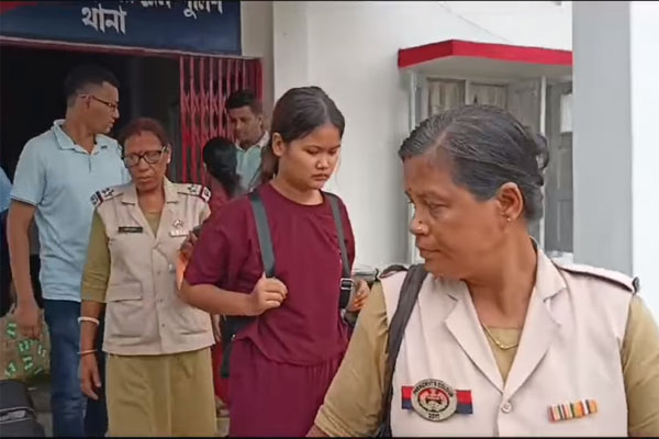 tripura news another young woman held from kalyanpur in pistol recovery case