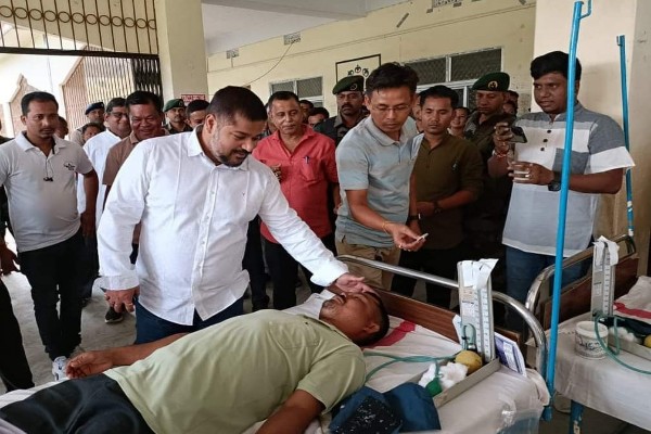 tripura minister sushanta chowdhury encourages voluntary blood donation