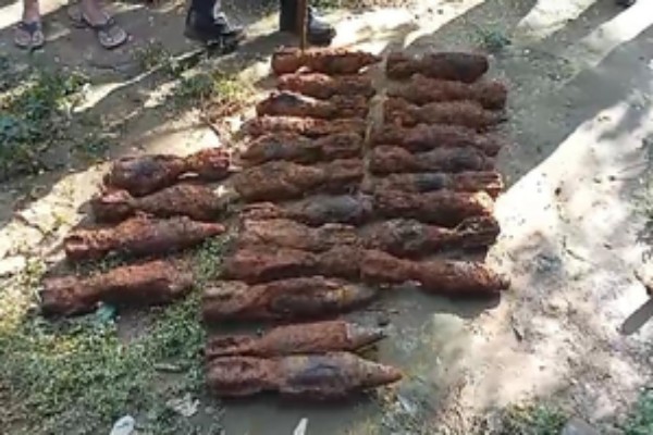 buried war munitions 27 mortar shells dug up in tripura village near bangladesh border