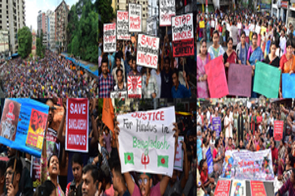 thousands of hindus rally in chittagong demanding equal rights and protection