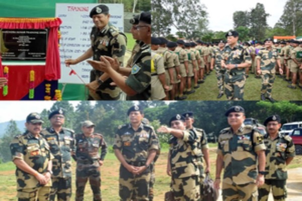 bsf chief visits conflict zones in manipur applauds troops for maintaining peace