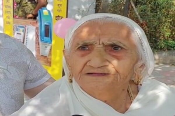 102-year-old keshri devi inspires nation by casting her vote in jk assembly elections