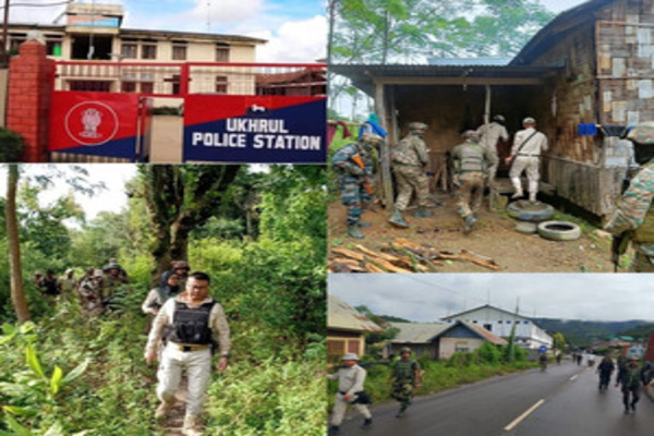 mob ransacks ukhrul police station in manipur escapes with 21 arms and ammunition