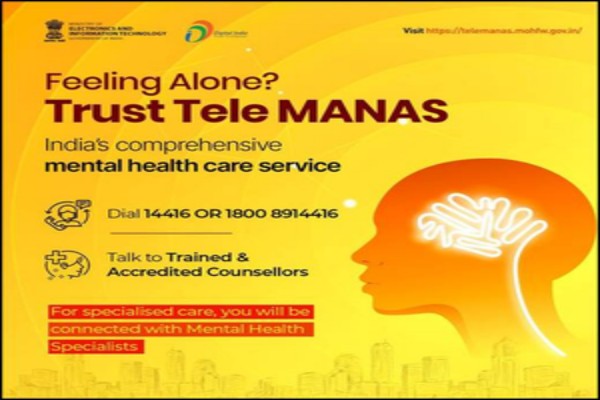 tele manas hits major milestone handles 14-7l calls for free mental health support since 2022