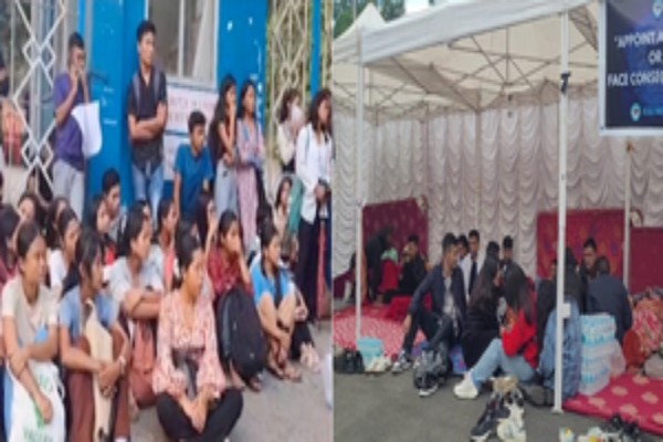 hunger strike at nehu continues despite inquiry committee formation by education ministry