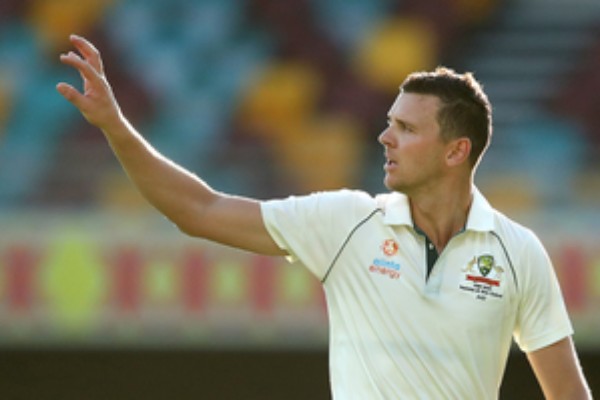 josh hazlewood to miss adelaide test hosts call up uncapped duo abbott and doggett