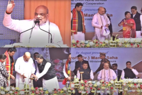 bru reang tribals get a new lease of life as amit shah inaugurates development projects in tripura