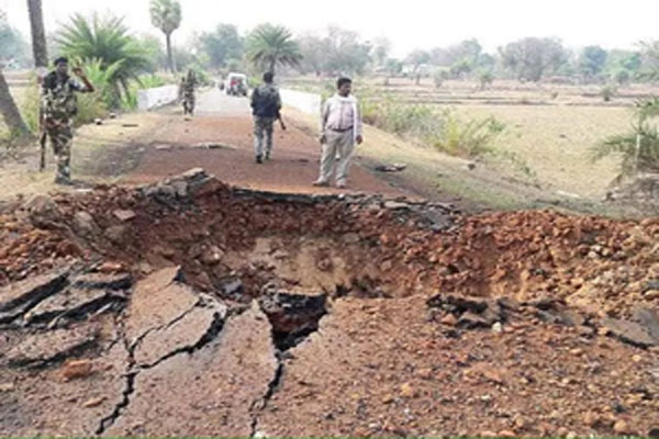 gruesome maoist attack at bijapur district in chhattisgarh 8 jawans and driver killed in ied blast