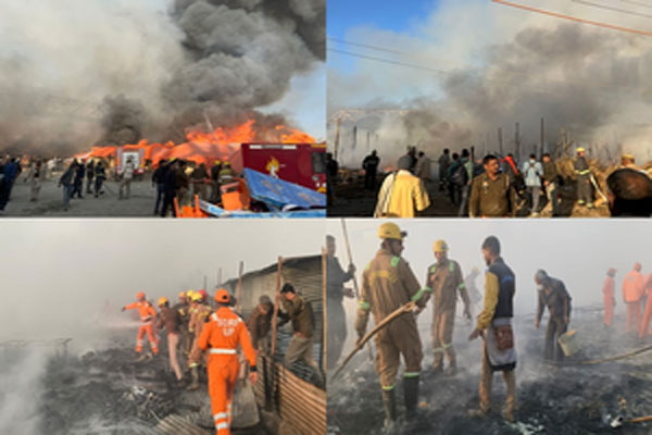 fire at mahakumbh in sector 19 contained pm modi speaks to cm assesses situation