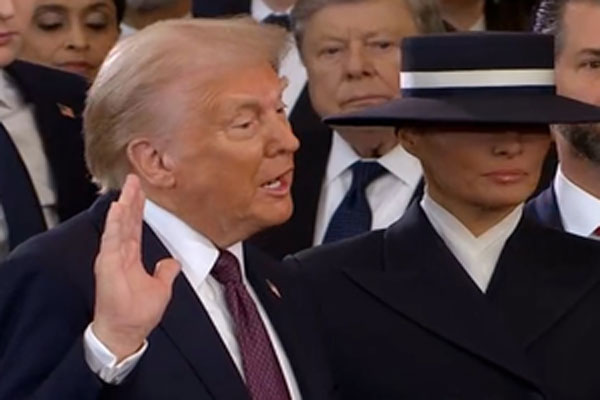 trump takes oath as 47th president biden utters welcome home at white house tea