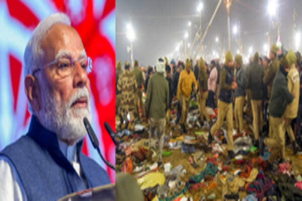 extremely sad  pm modi expresses deep grief over maha kumbh stampede offers condolences