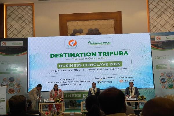 two-day long destination tripura the business conclave 2025 starts in agartala