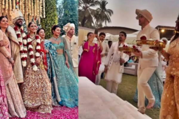 priyanka chopras brother ties the knot nick jonas steals the show with his desi avatar