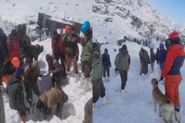 chamoli avalanche in uttarakhand 7 dead 46 rescued as search for missing worker continues