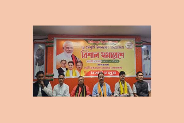 second anniversary of bjp 2-0 in tripura jp nadda to address rally in agartala on march 9