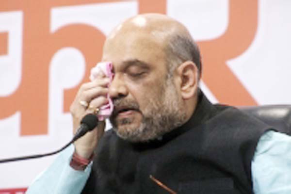 weeks after discharge amit shah re-admitted to aiims