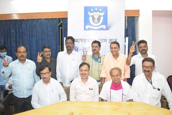 high pitched agartala press club polls throw mixed results