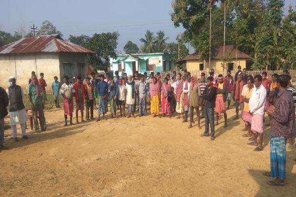 tripura anti-bru resettlement agitation held at kailashar