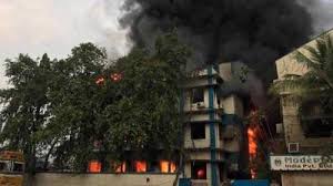 Fire breaks out at industrial complex in Central Mumbai