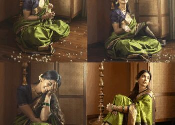 Pooja Hegde poses in a 70-year-old saree from her vintage closet